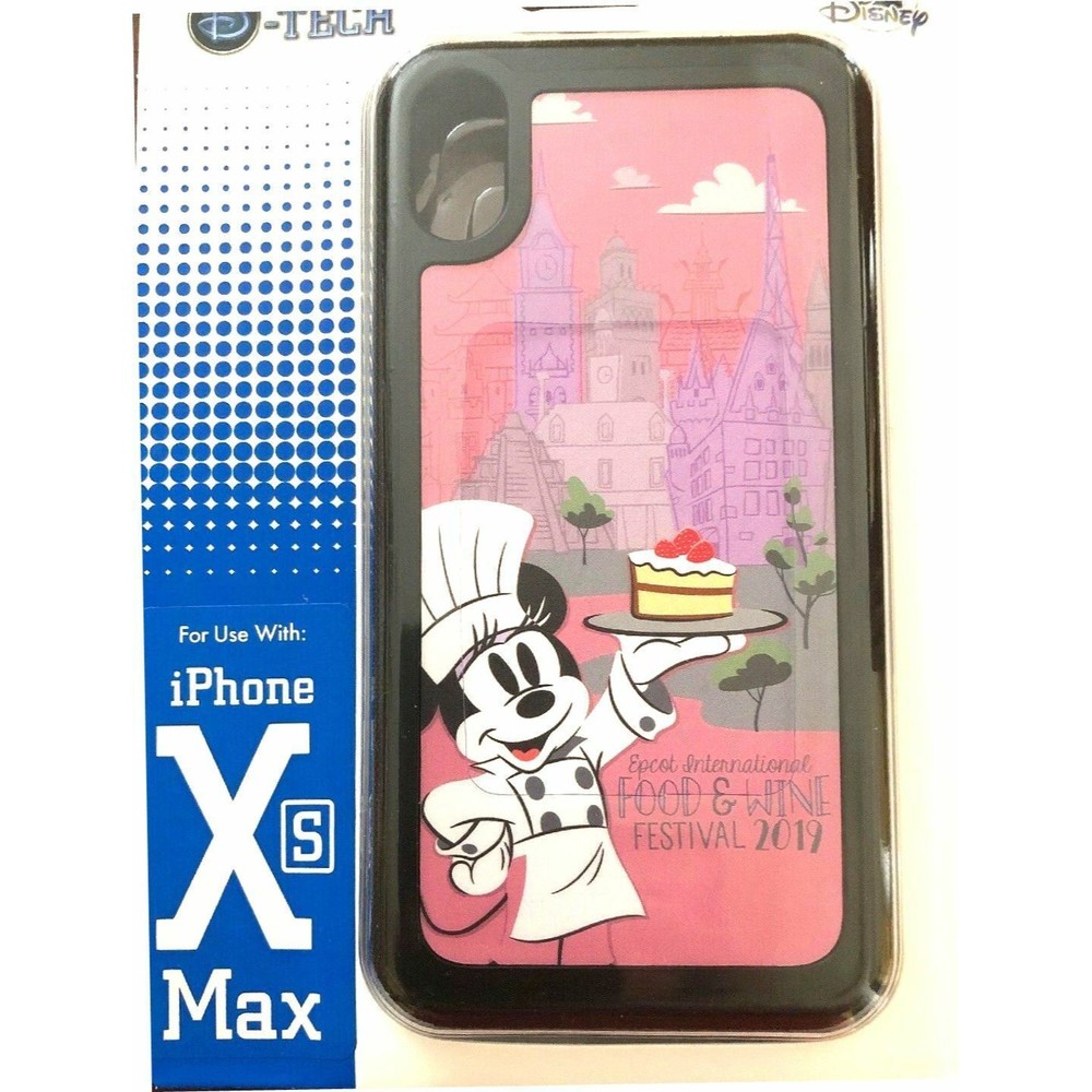 Disney 2019 Epcot Food & Wine Festival Chef Minnie Pink Apple Iphone XS MAX Case
